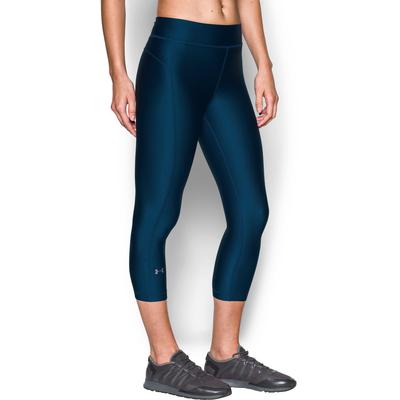 Under Armour Womens HeatGear Capri - Blackout Navy 