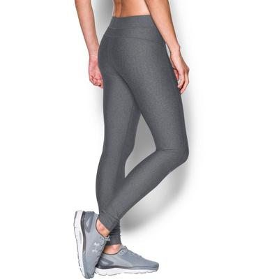 Under Armour Womens HeatGear Leggings - Carbon Heather Grey - main image
