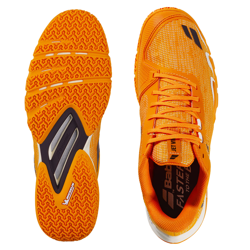Babolat Mens Jet Viva Padel Shoes - Orange/Cream - main image