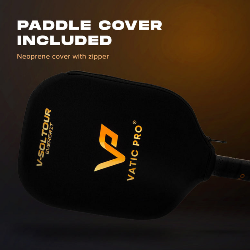 Vatic Pro V-Sol Tour Elongated With Evergrit Pickleball Paddle - main image