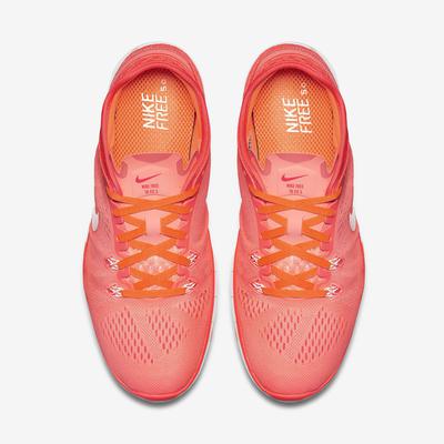 Nike Womens Free 5.0 TR Breathe Training Shoes - Lava Glow/Bright Crimson - main image
