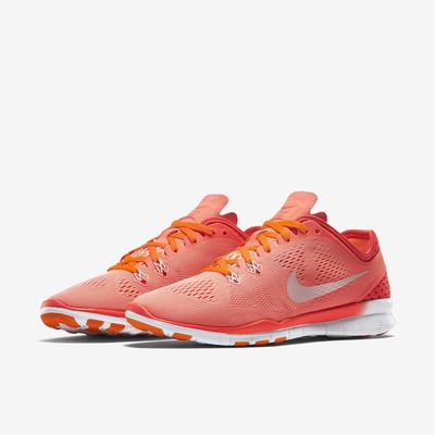 Nike Womens Free 5.0 TR Breathe Training Shoes - Lava Glow/Bright Crimson - main image