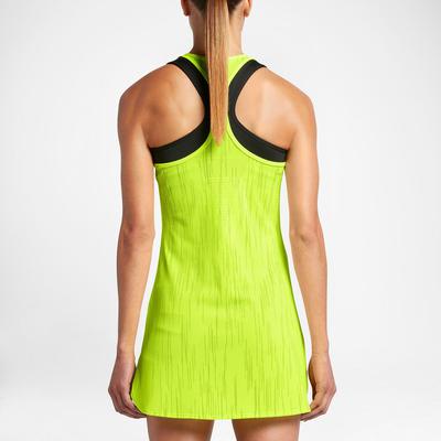 Nike Womens Dry Slam Dress - Volt/Black - main image