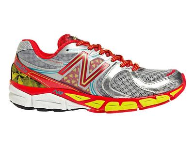 New Balance W1260v3 Womens (B) Running Shoes - Silver/Red - main image