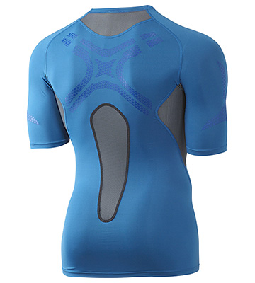 Adidas Mens Techfit Preparation Short Sleeve Top - Brilliant Blue - main image