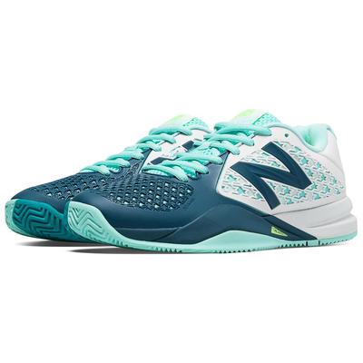 New Balance Womens 996v2 Tennis Shoes - Sea Blue (B) - main image