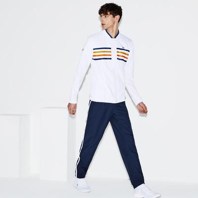 Lacoste Mens Coloured Bands Tracksuit - White - main image