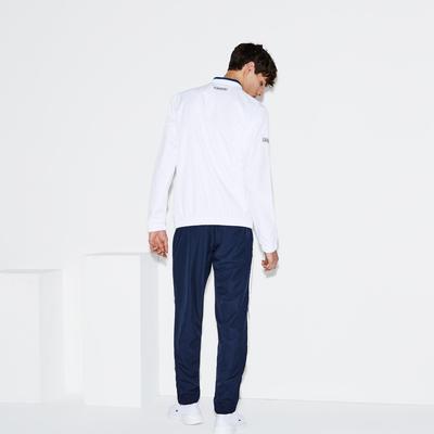 Lacoste Mens Coloured Bands Tracksuit - White - main image
