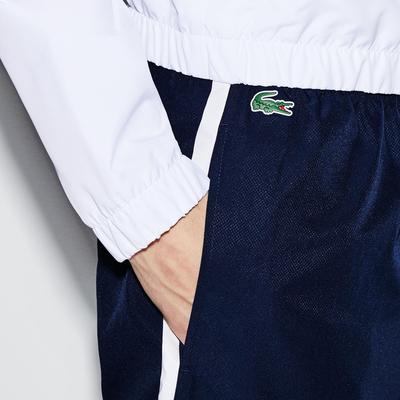 Lacoste Mens Coloured Bands Tracksuit - White - main image