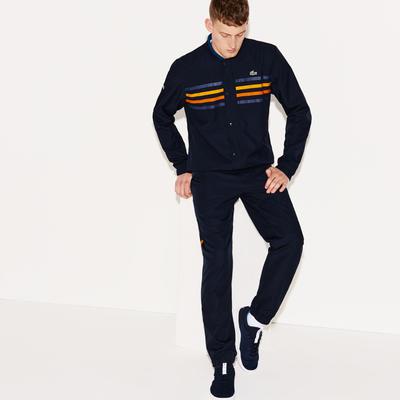 Lacoste Mens Colourband Tracksuit - Navy/Buttercup - main image