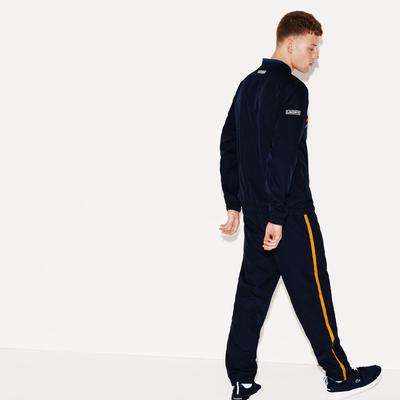 Lacoste Mens Colourband Tracksuit - Navy/Buttercup - main image