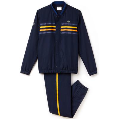 Lacoste Mens Colourband Tracksuit - Navy/Buttercup - main image