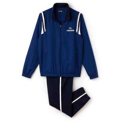 Lacoste Mens Contrastbands Tracksuit - Marino Blue/Navy - main image