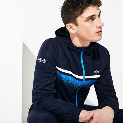 Lacoste Mens Colourblock Sweatsuit - Blue/White/Navy Blue - main image