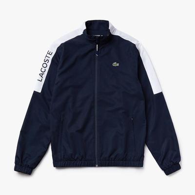 Lacoste Mens Sport Light Colourblock Tracksuit - Navy Blue/White - main image