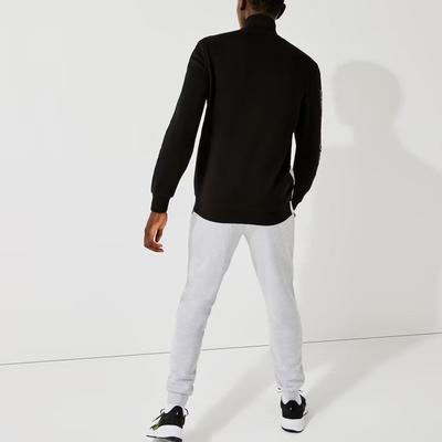 Lacoste Mens Fleece Tracksuit - Grey Chine/White - main image