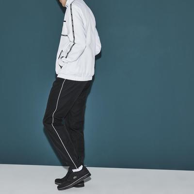 Lacoste Mens Contrast Bands Tracksuit - White/Black - main image