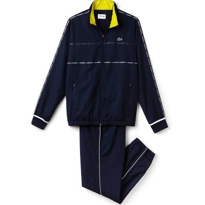 Lacoste Mens Tennis Contrast Bands Tracksuit - Navy Blue - main image