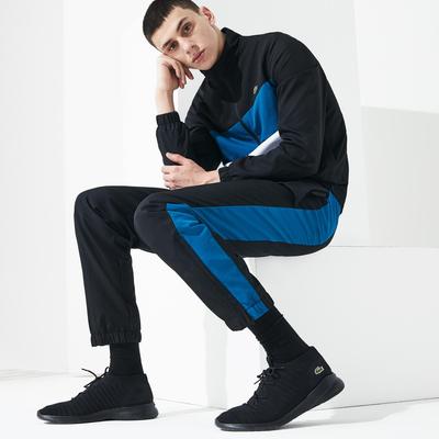 Lacoste Mens Colourblock Sweatsuit - Black/Blue/White - main image