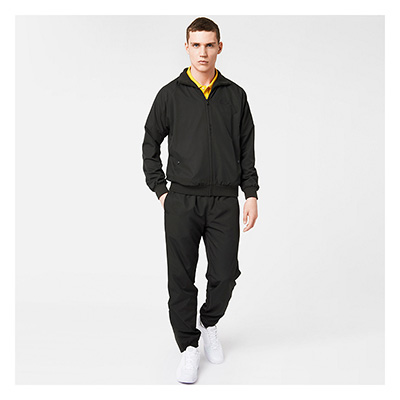Lacoste Sport Mens Plain Tracksuit - Black - main image