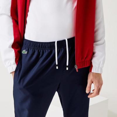 Lacoste Mens Sport Colourblock Tracksuit - Red/White/Navy - main image