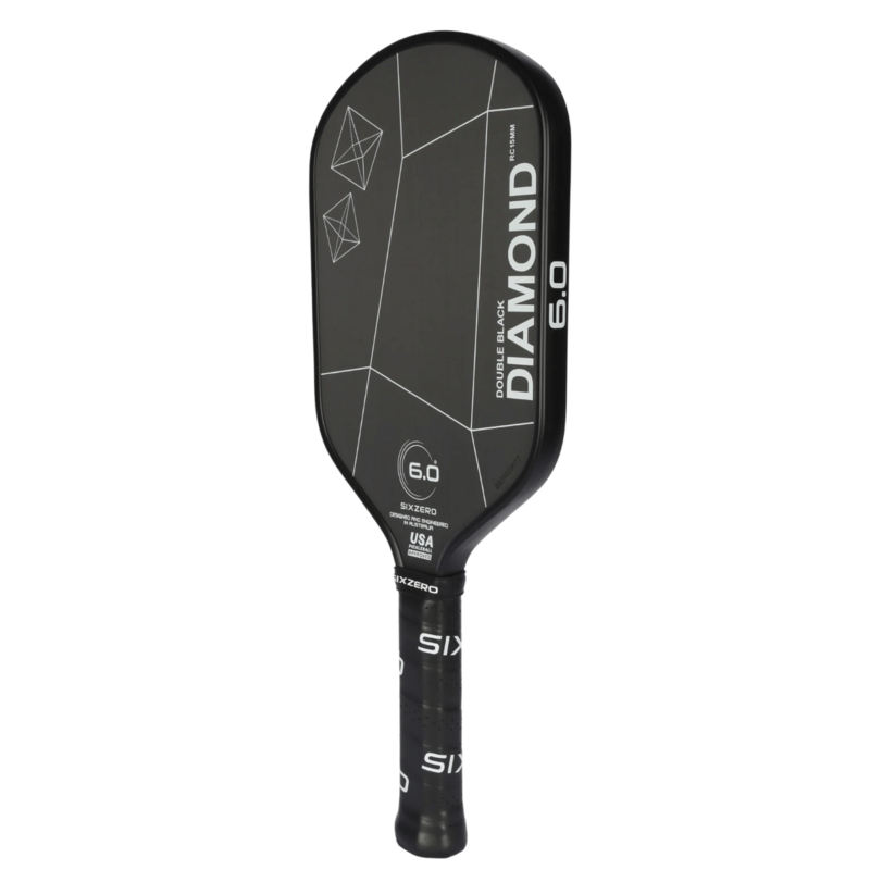 Six Zero Double Black Diamond Control 15mm Elongated Pickleball Paddle - main image