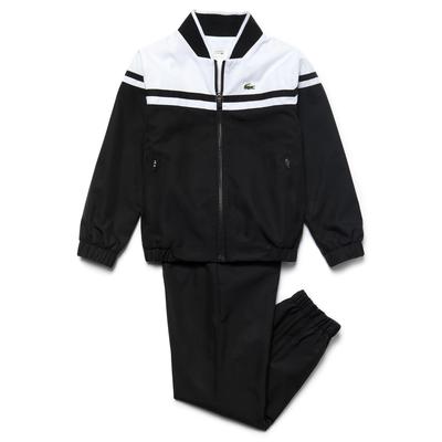 Lacoste Sport Boys Tracksuit - Black/White - main image