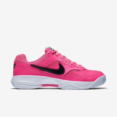 Nike Womens Court Lite Tennis Shoes - Pink Blast/Black - main image