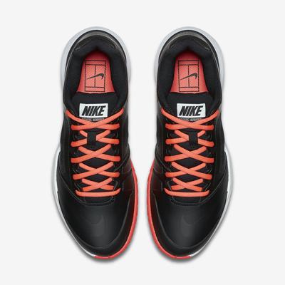 Nike Womens Dual Fusion Ballistec Advantage Tennis Shoes - Black/Hot Lava - main image
