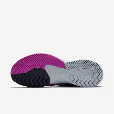 Nike Womens Dual Fusion Ballistec Advantage Tennis Shoes - Dove Grey/Fuchsia Flash  - main image