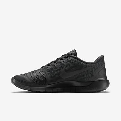 Nike Womens Free 5.0+ Running Shoes - Black/Anthracite - main image