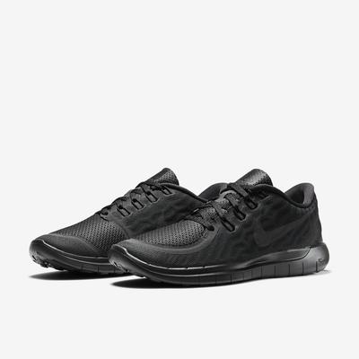 Nike Womens Free 5.0+ Running Shoes - Black/Anthracite - main image