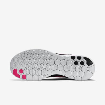 Nike Womens Free 5.0+ Running Shoes - Black/Pink - main image