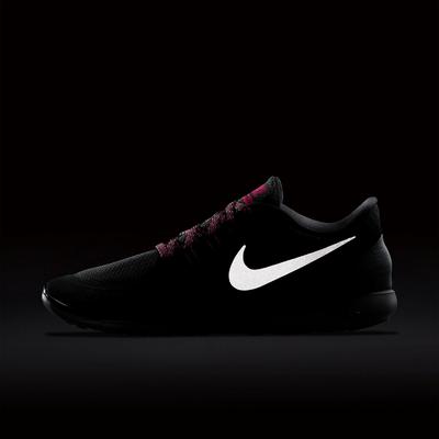 Nike Womens Free 5.0+ Running Shoes - Black/Pink - main image