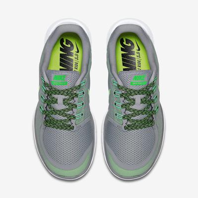 Nike Womens Free 5.0+ Running Shoes - Wolf Grey/Green - main image