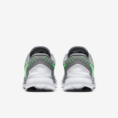 Nike Womens Free 5.0+ Running Shoes - Wolf Grey/Green - main image