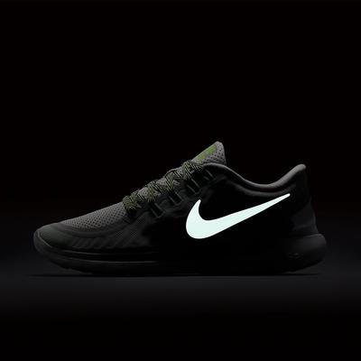 Nike Womens Free 5.0+ Running Shoes - Wolf Grey/Green - main image