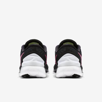 Nike Womens Free 5.0 Running Shoes - Black/Pink - main image