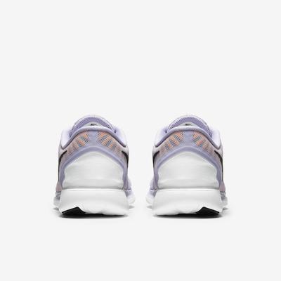 Nike Womens Free 5.0+ Running Shoes - Titanium/Fuchsia Flash - main image