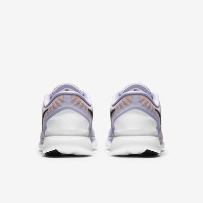 Nike Womens Free 5.0+ Running Shoes - Titanium/Fuchsia Flash - main image