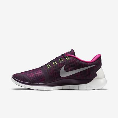 Nike Womens Free 5.0+ Print Running Shoes - Purple/Pink - main image