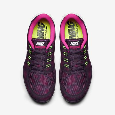 Nike Womens Free 5.0+ Print Running Shoes - Purple/Pink - main image