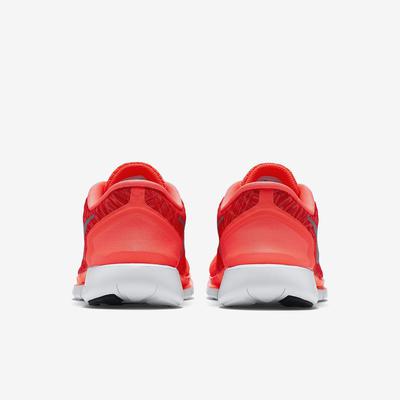 Nike Womens Free 5.0 Print Running Shoes - Hyper Orange - main image