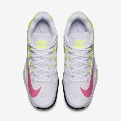 Nike Womens Lunar Ballistec 1.5 Tennis Shoes White Volt Pink Pow 3 White pink