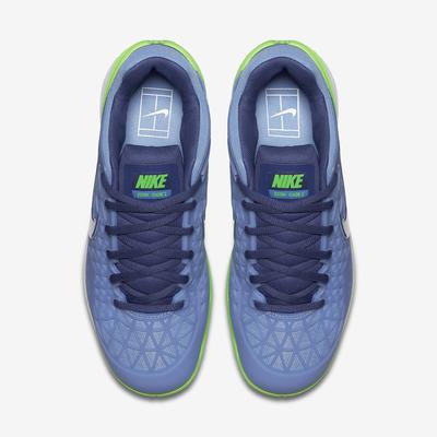Nike Womens Zoom Cage 2 Tennis Shoes - Blue/White/Green - main image