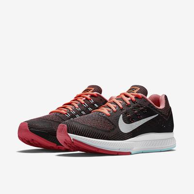 Nike Womens Air Zoom Structure 18 Running Shoes - Hot Lava - main image