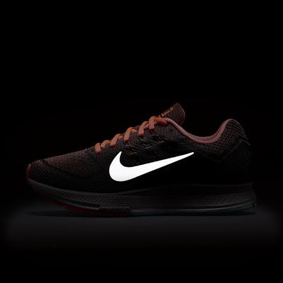 Nike Womens Air Zoom Structure 18 Running Shoes - Hot Lava - main image