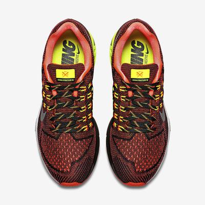 Nike Womens Air Zoom Structure 18 Running Shoes - Orange/Silver - main image