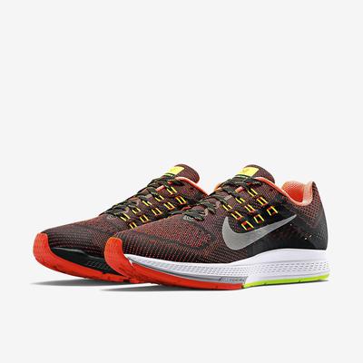 Nike Womens Air Zoom Structure 18 Running Shoes - Orange/Silver - main image