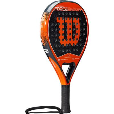 Wilson Carbon Force Smart Padel Racket - Black/Orange